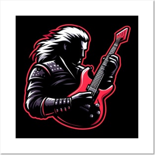 Guitar Hero Solo - Monster Slayer - Dark Fantasy Posters and Art